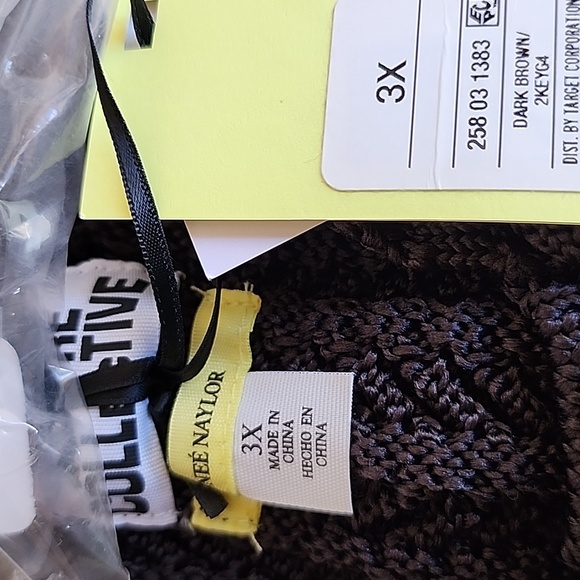 Jenee Naylor Braided Button Front Cardigan NWT Black Size MEDIUM - Picture 9 of 10